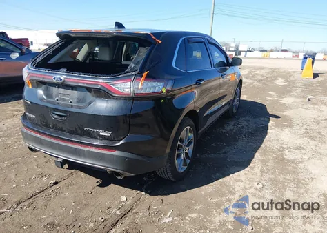 2015 Ford Edge Titanium z USA, uszkodzony, nr VIN 2FMTK4K9XFBC19240